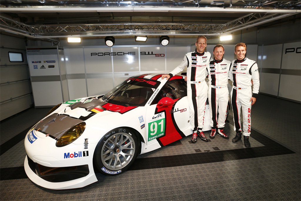 Porsche 911 RSR, Porsche AG Team Manthey: Marc Lieb, Richard Lietz, Romain Dumas
(Foto: Porsche)